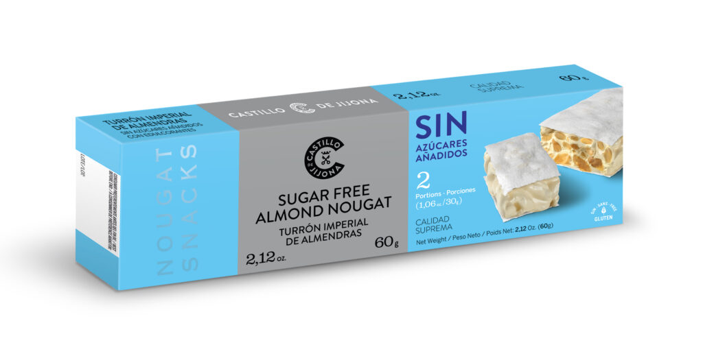 SNACK DE TURRÓN IMPERIAL SIN AZÚCAR (60g, 2 x 30g)