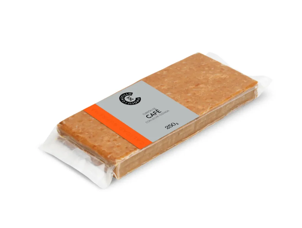 TURRÓN DE CAFÉ CON LECHE TOSTADA - CALIDAD SUPREMA