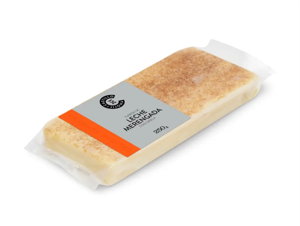 TURRÓN DE LECHE MERENGADA CON CANELA - CALIDAD SUPREMA